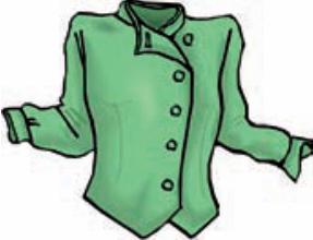 Una camisa verde